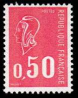 1664 ** Type Marianne De Béquet. 1ère Série. 3 Bandes De Phosphore. N° Au Verso. - 1971-1976 Marianne (Béquet)