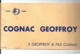 Buvard Cognac Geoffroy  F. Geoffroy Et Fils à Cognac Des Années 1960 - Licores & Cervezas