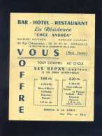 VP - MARSEILLE - Bar Hôtel Restaurant La Résidence Chez Andréa - Rue Châteauredon Près Canebière Et Gare - 2 Scans - Sport & Tourismus