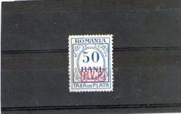 1918 - OCCUPATION ALLEMANDE EN ROUMAINE / Timbre Taxe(PORTO) Mi 5 Et Yv 5 MLH - Occupazione