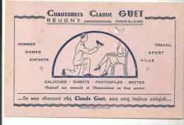 Buvard Chaussures Claude Guet à Reugny Dans L'Indre Et Loire Des Années 1960 - Kleding & Textiel