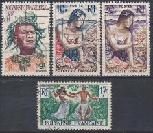 Polynésie N° 8 à 11  Obl. - Used Stamps