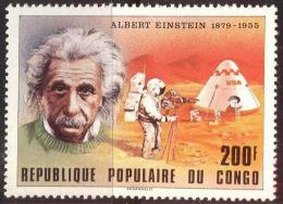 CONGO REPUBLIC - ALBERT EINSTEIN - NOBELPRIX - APOLLO In MARS ? - CAMERA - MNH ** - Albert Einstein