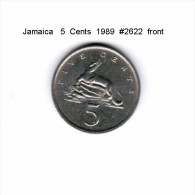 JAMAICA    5  CENTS  1989   (KM # 46) - Jamaica