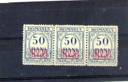 1918 - OCCUPATION ALLEMANDE EN ROUMAINE / Timbre Taxe(PORTO) Mi 5 Et Yv 5 MLH - Ocupaciones