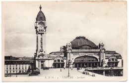 CP, 87, LIMOGES, La Gare, Vierge - Limoges