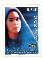 MONACO  2007  OFFICE D´EMISSION DES TIMBRES POSTES DE MONACO : CARTE NOEL BERNADETTE SOUBIROUS - Autres & Non Classés