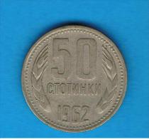 BULGARIA - 50 Stotinki  1962  KM64 - Bulgaria