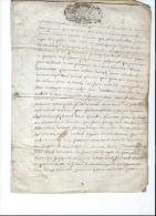 Normandie/Généralité De Caen/13 Sols/document Vélin/1704     CAGE1 - Matasellos Generales