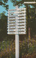 Signpost In Maine - American Roadside