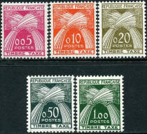 France J93-97 Mint Never Hinged Postage Due Set From 1960 - 1960-.... Mint/hinged