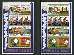 Burundi 1974. Yvert Blocks 77-78 ** MNH. - Nuovi