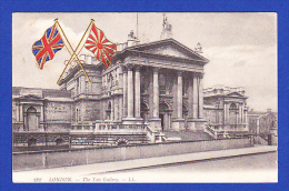 POST CARD - LONDON, THE TATE GALERRY -- CACHET PROVINS . SEINE ET MNE - JUL.7.10 -  2 SCANS - Covers & Documents