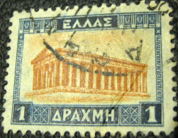 Greece 1927 Temple Of Thessus 1d - Used - Usati