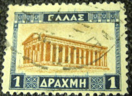 Greece 1927 Temple Of Thessus 1d - Used - Usati