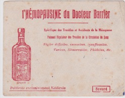 Buvard : L'Hémopausine Du Docteur Barrier - Chemist's