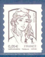 N°848 Marianne Et L'Europe 0.05€ Brun-foncé Autoadhésif Neuf - 2013-2018 Marianne De Ciappa-Kawena