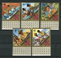 Burundi 1967. Yvert A 57-61 Imperforated ** MNH. - Unused Stamps