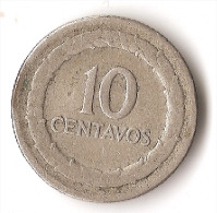 COLOMBIE  10  CENTAVOS 1949  ARGENT - Colombia