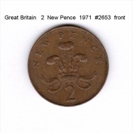 GREAT BRITAIN    2  NEW  PENCE  1971   (KM # 916) - 2 Pence & 2 New Pence