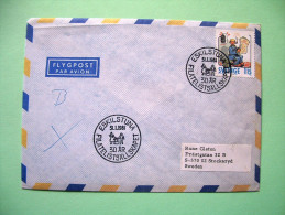 Sweden 1981 FDC Cover To Stockaryd - Candle Newspaper - Storia Postale