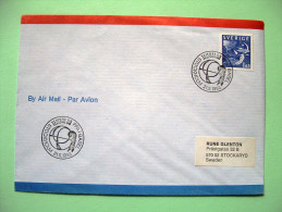 Sweden 1983 Cover From Stockholm - TEMBAL - Day And Night - Moon Fern - Lettres & Documents