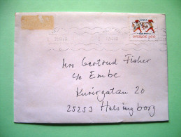 Sweden 1983 Cover To Helsingborg - Christmas - Gnomes Carrying Gifts - Lettres & Documents