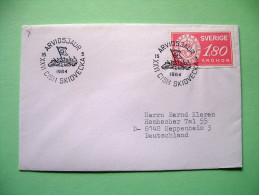 Sweden 1984 Cover From Arvidsjaur - Horses Cancel - Horn - Postal Savings - Lettres & Documents