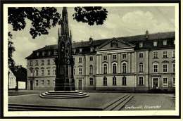 Greifswald  - Universität Mit Dem Rubenow-Denkmal  -  Ansichtskarte Ca.1935    (2268) - Greifswald
