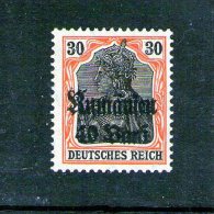 1917 - OCCUPATION ALLEMANDE  Mi No 12 Et Yv 30  MNH - Foreign Occupations