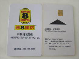 China Hotel Key Card,Hejing Super 8 Hotel,Shanghai - Unclassified