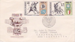 Czechoslovakia 1970 World Soccer Championship Mexico FDC - FDC