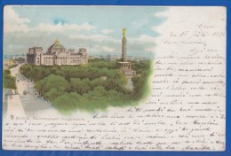 Deutschland; Berlin; Tiergarten; Reichstagsgebäude; 1898; Litho - Tiergarten