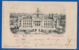 Deutschland; Berlin; Tiergarten; Reichstagsgebäude; 1900 - Tiergarten