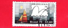 BRASILE - USATO - 1979  - Brasiliana 79 - Expo Mondiale Di Filatelia Tematica - 12.00 - Oblitérés