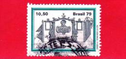 BRASILE - USATO - 1979  - I Expo Interamericana Di Filatelia Classica - 10.50 - Gebraucht