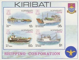 Kiribati-1984 Local Ships MS MNH - Kiribati (1979-...)