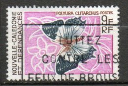 NOUVELLE-CALEDONIE Papillon 1967 N°342 - Gebruikt