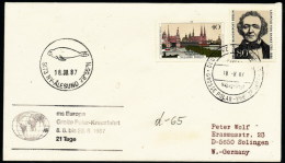 ARCTIC, Germany, MS"EUROPA"  1.8.1987,marking: GROSSE POLAR--KREUZFAHRT !! 10.9-17 - Polar Ships & Icebreakers