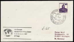 ARCTIC, Germany, MS"EUROPA"  27.8.1987,marking: GROSSE POLAR--KREUZFAHRT !! 10.9-16 - Polareshiffe & Eisbrecher