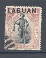 LABUAN, 1897 1c (P16), SG89bb Used - North Borneo (...-1963)