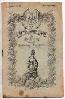 L´écho De Notre-Dame De Montluçon, Bulletin Mensuel, N° 106, Novembre 1936, Abbé Gidel, Commentry - Bourbonnais