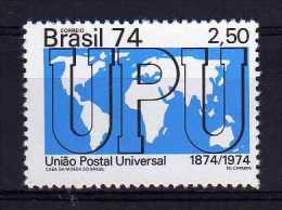 Brazil - 1974 - Centenary Of UPU - MH - Ongebruikt