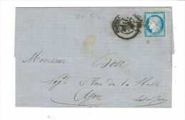 France // Lettre Pour  Agens Le .... Août 1873 - 1871-1875 Cérès