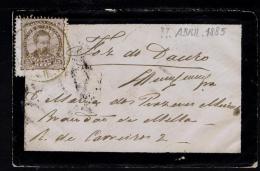 Sp2407 PORTUGAL  Small Cover Covers 1885 Kings D.Luis 25r. Monarchy - Other & Unclassified