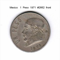 MEXICO    1  PESO  1971   (KM # 460) - Mexico