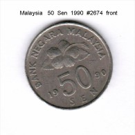 MALAYSIA    50  SEN  1990   (KM # 53) - Malaysia