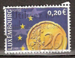 Timbre Luxmbourg Y&T N°1499 (1) Oblitéré. 2e Choix. Cote 0.40 € - Used Stamps