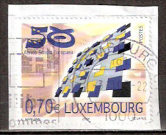 Timbre Luxmbourg Y&T N°1595 (1) Oblitéré. Cote 1.30 € - Usati