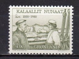 (SA0535) GREENLAND, 1980 (Birth Centenary Of Ejnar Mikkelsen). Mi # 125. MNH** Stamp - Nuovi